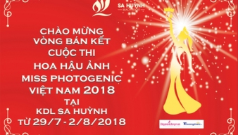 Vòng bán kết cuộc thi hoa hậu ảnh Việt Nam 2018 tại Khu du lịch Sa Huỳnh