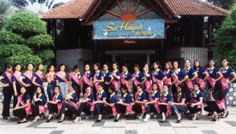 Các thí sinh tranh tài vòng bán kết Miss Photogenic Việt Nam 2018 tại Sa Huỳnh Beach Resort