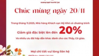 KHUYẾN MÃI ĐẶC BIỆT NHÂN NGÀY 20/11