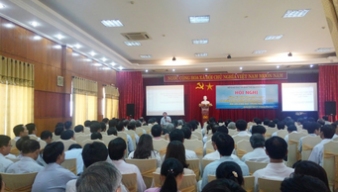 Hội nghị Sở Giáo dục và Đào tạo Quảng Ngãi tổ chức tại khách sạn Hùng Vương