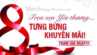 Chương trình khuyến mãi  “Mừng ngày Quốc tế Phụ nữ 8/3” tại Mỹ Khê Resort