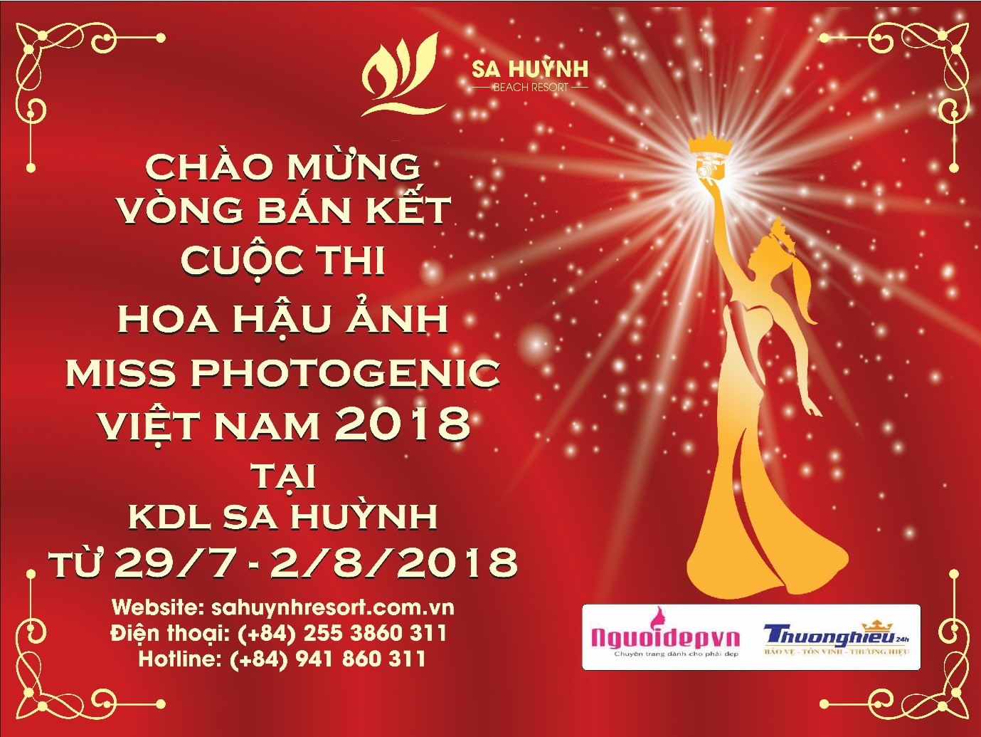 Vòng bán kết cuộc thi hoa hậu ảnh Miss Photogenic Việt Nam 2018 tại Khu du lịch Sa Huỳnh